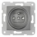 EV111251-- Steckdose m. Erdungsstift, erh Berührungssch, Steckkl, anth<br><u>Verkaufseinheit: 1Stk</u>