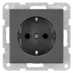 EV111302-- Steckdose, Schraubklemmen, anthrazit<br><u>Verkaufseinheit: 1Stk</u>