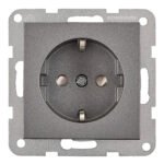 EV111303-- Steckdose mit erhöhtem Berührungsschutz, Steckkl, anthra<br><u>Verkaufseinheit: 1Stk</u>