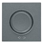 EV112013-- Abdeckung für Dimmer, anthrazit<br><u>Verkaufseinheit: 1Stk</u>