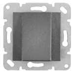 EV112014-- Kabelauslass mit Abdeckung, anthrazit<br><u>Verkaufseinheit: 1Stk</u>