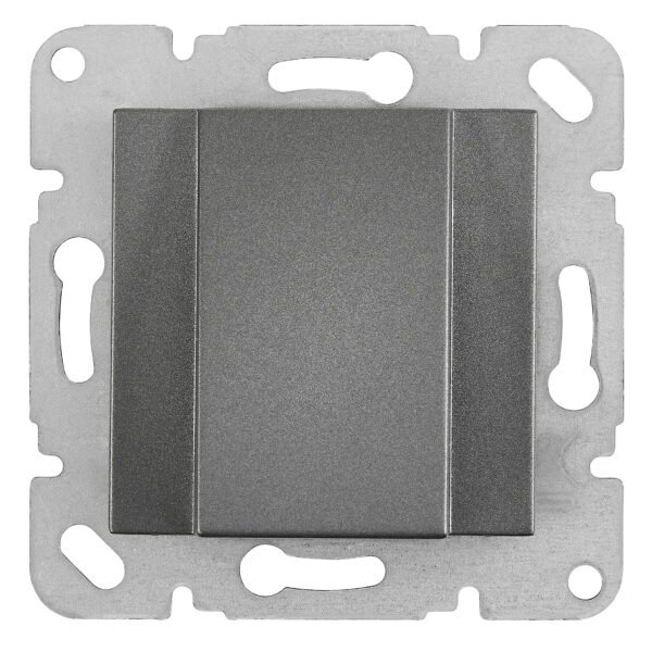 EV112014-- Kabelauslass mit Abdeckung, anthrazit<br><u>Verkaufseinheit: 1Stk</u>