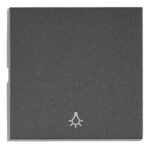 EV112205-- Wippe S 50 mit Symbol Licht, anthrazit<br><u>Verkaufseinheit: 1Stk</u>