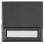 EV112211-- Wippe S 50 mit beleuchtetem Schriftfeld, anthrazit<br><u>Verkaufseinheit: 1Stk</u>