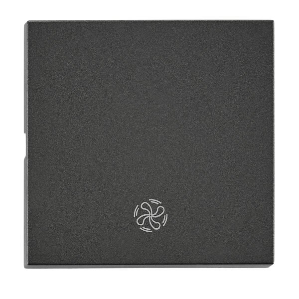 EV112306-- Wippe S 55 mit Symbol Lüfter, anthrazit<br><u>Verkaufseinheit: 1Stk</u>
