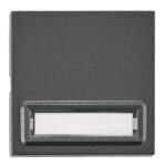 EV112311-- Wippe S 55 mit beleuchtetem Schriftfeld, anthrazit<br><u>Verkaufseinheit: 1Stk</u>