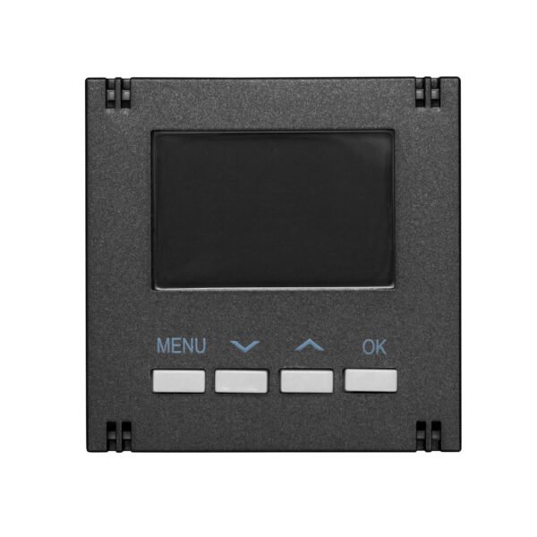 EV113062-- Digitaler Raumthermostat Aufsatz, Heizung/Kühlung, Anthrazit<br><u>Verkaufseinheit: 1Stk</u>