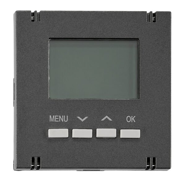 EV113310-- Digitaler Raumthermostat Aufsatz, Heizung, Anthrazit<br><u>Verkaufseinheit: 1Stk</u>