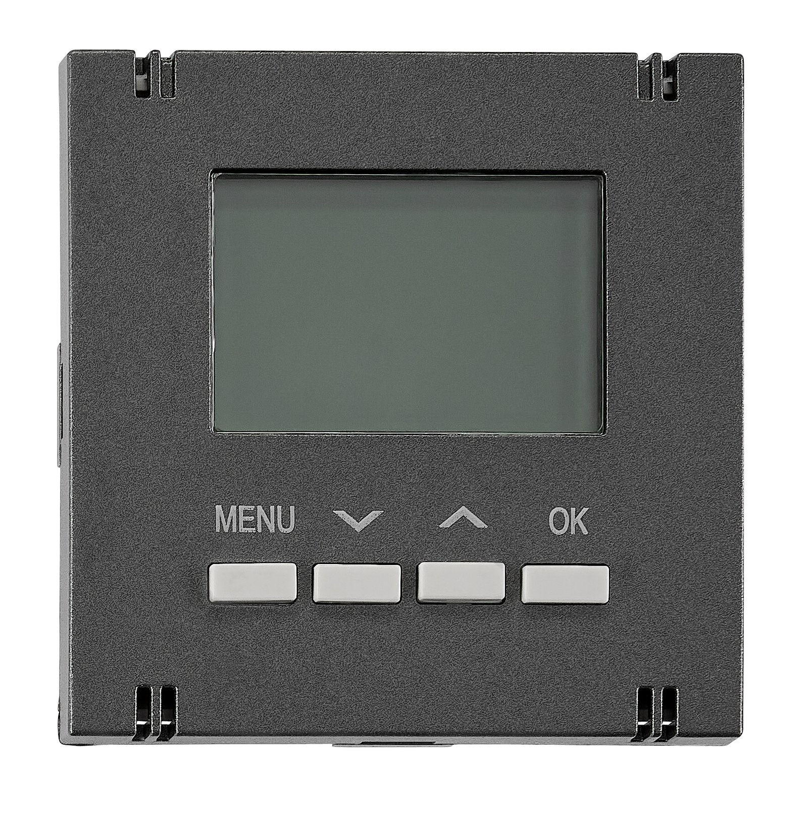 f_ev113310- EV113310-- Digitaler Raumthermostat Aufsatz, Heizung, Anthrazit<br><u>Verkaufseinheit: 1Stk</u> – Bild 1