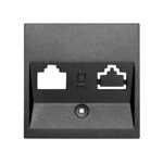 EV114003-- Abdeckung für RJ45 Toolless Line Module, 1-fach, anthrazit<br><u>Verkaufseinheit: 1Stk</u>