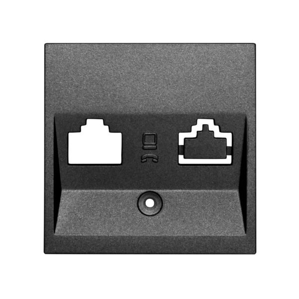 EV114003-- Abdeckung für RJ45 Toolless Line Module, 1-fach, anthrazit<br><u>Verkaufseinheit: 1Stk</u>