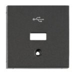 EV114056-- USB Aufsatz, anthrazit<br><u>Verkaufseinheit: 1Stk</u>