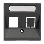 EV114303-- Abdeckung für RJ45 Toolless Line Module, 1-fach, anthrazit<br><u>Verkaufseinheit: 1Stk</u>