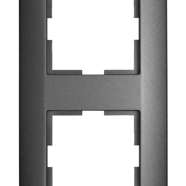 EV115002-- Rahmen 2-fach, Design CLASSIC, anthrazit<br><u>Verkaufseinheit: 1Stk</u>