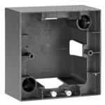 EV115006-- Aufputz Gehäuse 1-fach, anthrazit<br><u>Verkaufseinheit: 1Stk</u>