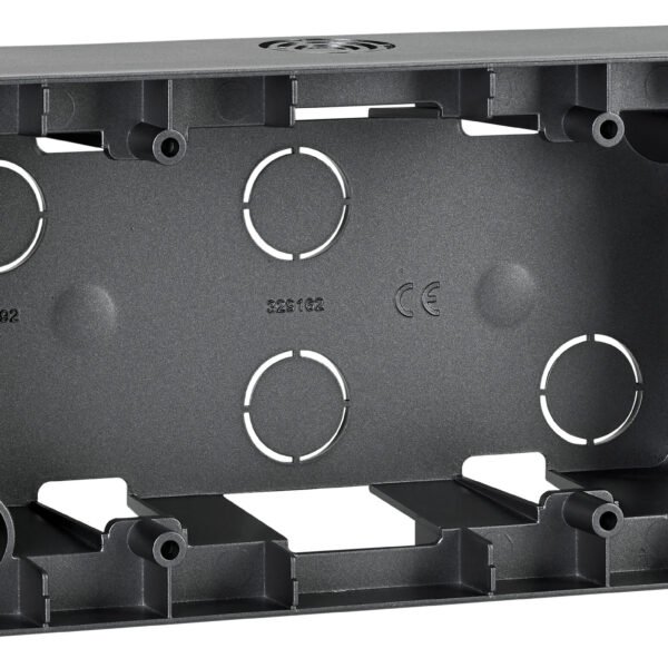 EV115007-- Aufputz Gehäuse 2-fach, anthrazit<br><u>Verkaufseinheit: 1Stk</u>