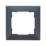 EV115021-- Rahmen 55x55mm, 1-fach, anthrazit<br><u>Verkaufseinheit: 1Stk</u>