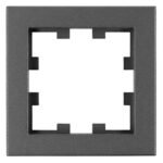 EV115301-- Rahmen 1-fach, Design CUBIC, anthrazit<br><u>Verkaufseinheit: 1Stk</u>