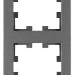 EV115304-- Rahmen 4-fach, Design CUBIC, anthrazit<br><u>Verkaufseinheit: 1Stk</u>