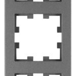 EV115305-- Rahmen 5-fach, Design CUBIC, anthrazit<br><u>Verkaufseinheit: 1Stk</u>