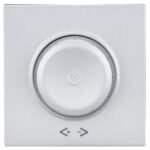 EV122013-- Abdeckung für Dimmer, Silber<br><u>Verkaufseinheit: 1Stk</u>