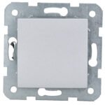 EV122015-- Blindabdeckung, Silber<br><u>Verkaufseinheit: 1Stk</u>