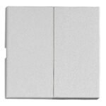 EV122202-- Wippe S 50 für Serien-, Doppelwechselschalt, Doppeltast,Silb<br><u>Verkaufseinheit: 1Stk</u>