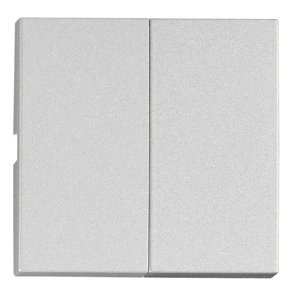 EV122202-- Wippe S 50 für Serien-, Doppelwechselschalt, Doppeltast,Silb<br><u>Verkaufseinheit: 1Stk</u>