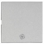 EV122206-- Wippe S 50 mit Symbol Lüfter, Silber<br><u>Verkaufseinheit: 1Stk</u>