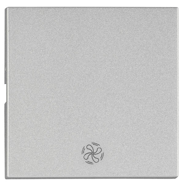 EV122206-- Wippe S 50 mit Symbol Lüfter, Silber<br><u>Verkaufseinheit: 1Stk</u>