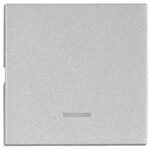 EV122207-- Wippe S 50 mit transparenter Linse, Silber<br><u>Verkaufseinheit: 1Stk</u>