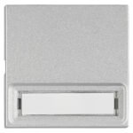 EV122211-- Wippe S 50 mit beleuchtetem Schriftfeld, Silber<br><u>Verkaufseinheit: 1Stk</u>