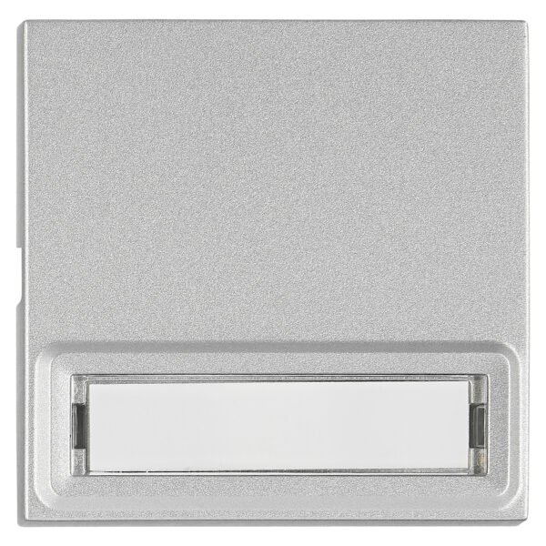 EV122211-- Wippe S 50 mit beleuchtetem Schriftfeld, Silber<br><u>Verkaufseinheit: 1Stk</u>