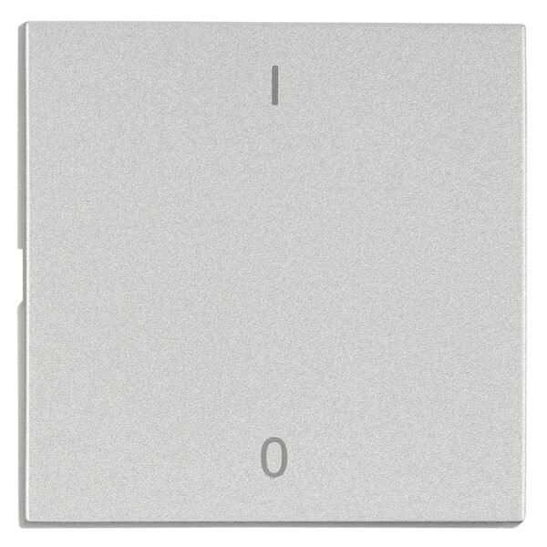 EV122217-- Wippe S 50 mit Symbol EIN/AUS, Silber<br><u>Verkaufseinheit: 1Stk</u>