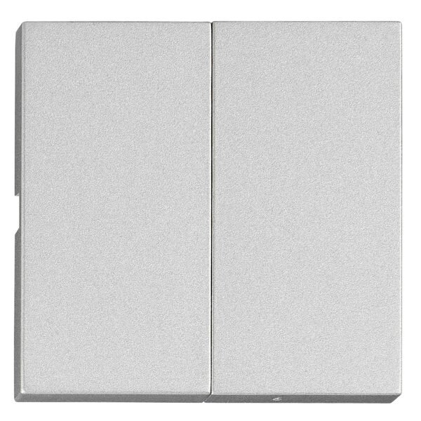 EV122302-- Wippe S 55 für Serien-, Doppelwechselschalt, Doppeltast,Silb<br><u>Verkaufseinheit: 1Stk</u>