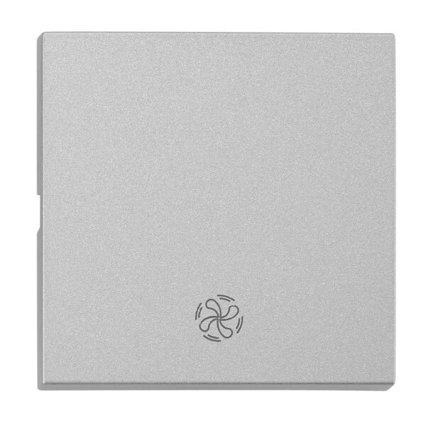 EV122306-- Wippe S 55 mit Symbol Lüfter, Silber<br><u>Verkaufseinheit: 1Stk</u>