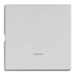 EV122307-- Wippe S 55 mit transparenter Linse, Silber<br><u>Verkaufseinheit: 1Stk</u>