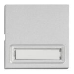 EV122311-- Wippe S 55 mit beleuchtetem Schriftfeld, Silber<br><u>Verkaufseinheit: 1Stk</u>
