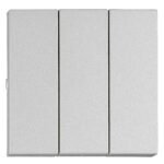 EV122316-- Wippe S 55 für Ausschalter 3 fach, Silber<br><u>Verkaufseinheit: 1Stk</u>