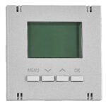 EV123308-- Elektronischer Jalousieschalter-Aufsatz, Silber<br><u>Verkaufseinheit: 1Stk</u>
