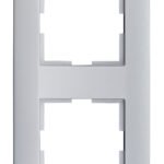 EV125002-- Rahmen 2-fach, Design CLASSIC, Silber<br><u>Verkaufseinheit: 1Stk</u>