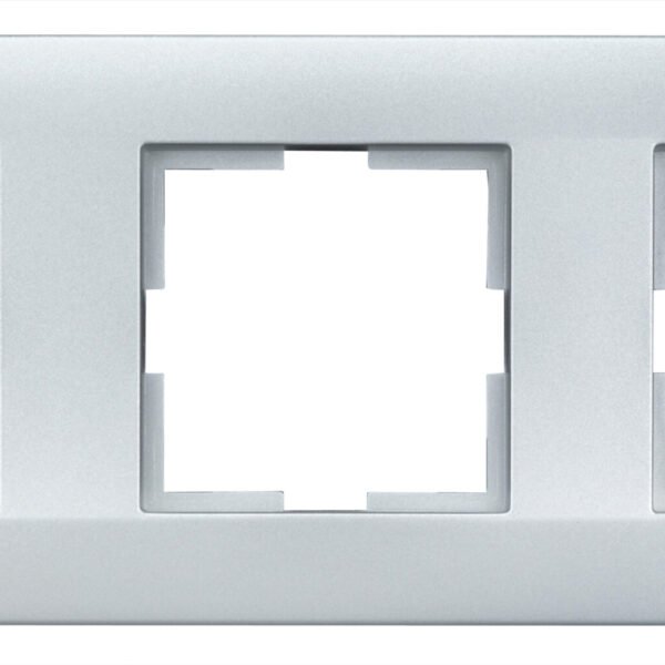 EV125003-- Rahmen 3-fach, Design CLASSIC, Silber<br><u>Verkaufseinheit: 1Stk</u>