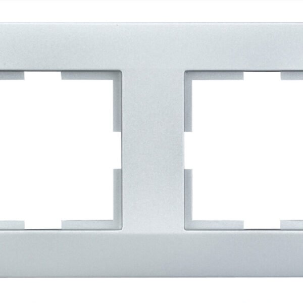 EV125004-- Rahmen 4-fach, Design CLASSIC, Silber<br><u>Verkaufseinheit: 1Stk</u>