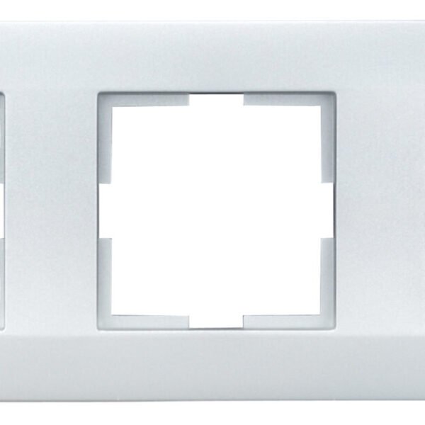 EV125005-- Rahmen 5-fach, Design CLASSIC, Silber<br><u>Verkaufseinheit: 1Stk</u>