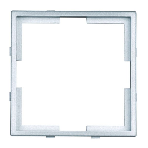 EV125012-- Adapterrahmen 55x55 mm zu 50x50mm, Silber,  1 VE = 5 Stück<br><u>Verkaufseinheit: 1VE</u>