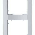 EV125022-- Rahmen 55x55mm, 2-fach, Silber<br><u>Verkaufseinheit: 1Stk</u>