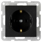 EV131301-- Steckdose, Steckklemmen, schwarz<br><u>Verkaufseinheit: 1Stk</u>