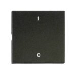 EV132317-- Wippe S 55 mit Symbolen I/0, schwarz<br><u>Verkaufseinheit: 1Stk</u>