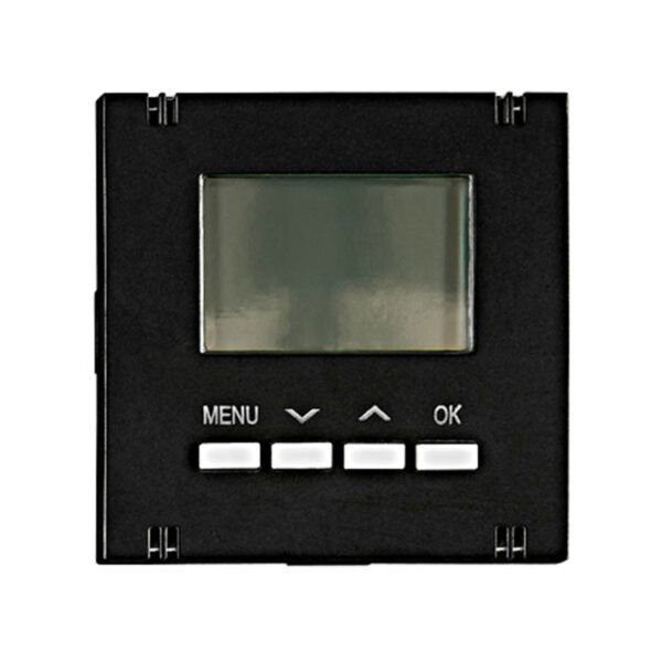 EV133362-- Digitaler Raumthermostat Aufsatz, Heizung/Kühlung, Schwarz<br><u>Verkaufseinheit: 1Stk</u>