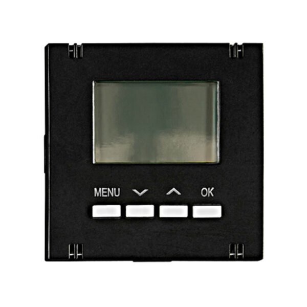 EV133363-- Fußbodenthermostat Aufsatz, schwarz<br><u>Verkaufseinheit: 1Stk</u>